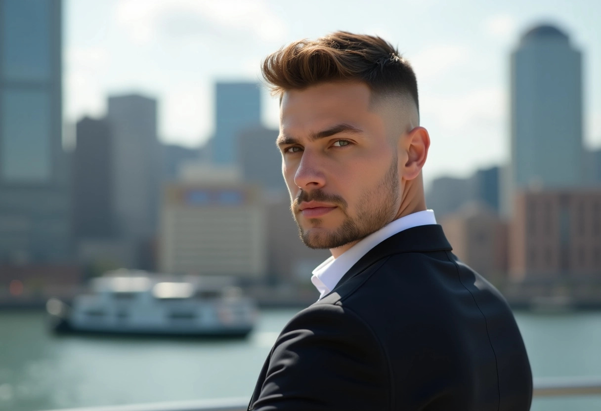 coupe de cheveux homme dégradée : les tendances qui subliment 2024 - homme  coiffure