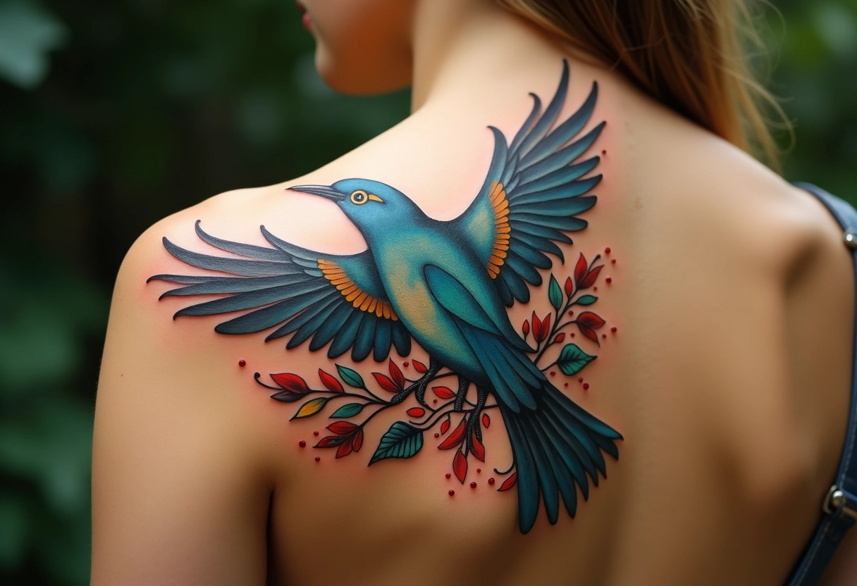 tatouage oiseau