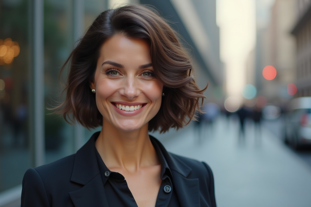 cheveux ondulés